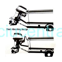 Pakabinamų variklių amortizuojantis laikiklis - atrama